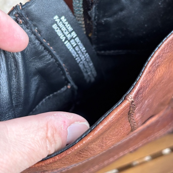 Diesel D Flamingo Italian leather brown boots size 7/37 - Picture 13 of 14